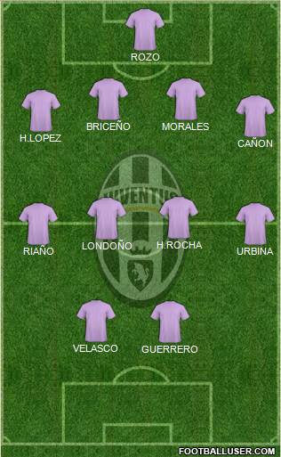 Juventus Formation 2013