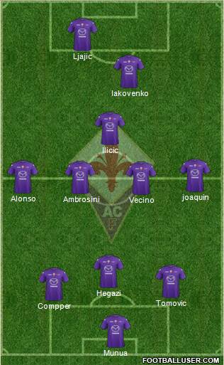 Fiorentina Formation 2013