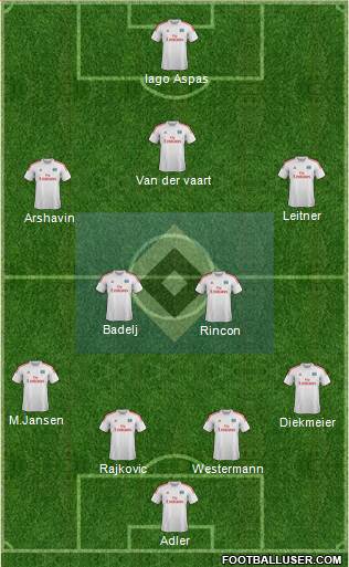 Hamburger SV Formation 2013