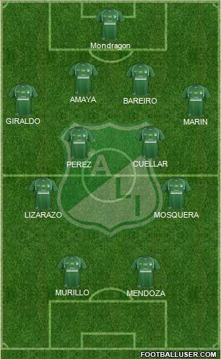 AC Deportivo Cali football formation