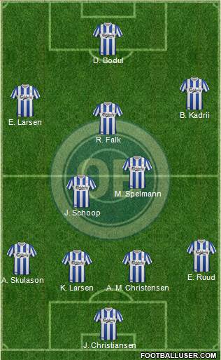 Odense Boldklub Formation 2013