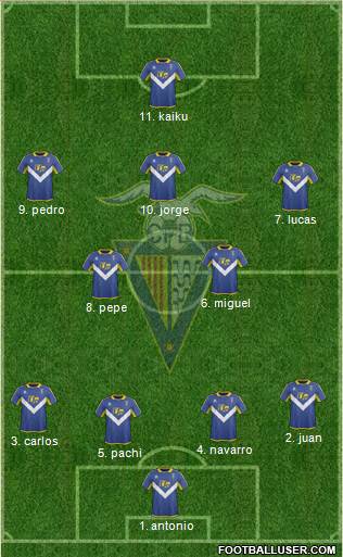 C.F. Badalona Formation 2013