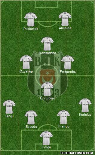 Besiktas JK Formation 2013