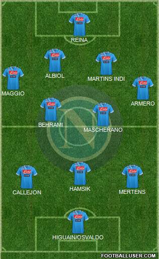 Napoli Formation 2013