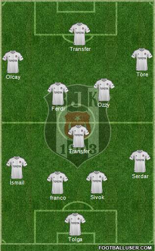 Besiktas JK Formation 2013