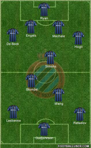 Club Brugge KV Formation 2013