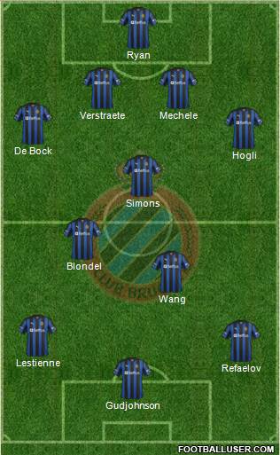 Club Brugge KV Formation 2013