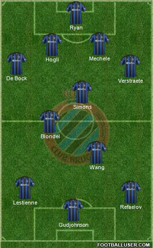Club Brugge KV Formation 2013