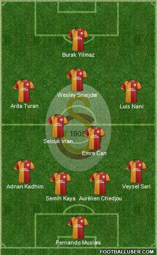 Galatasaray SK Formation 2013