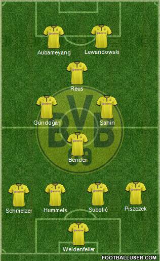 Borussia Dortmund Formation 2013