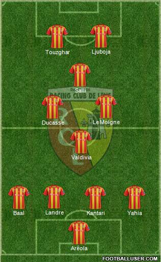 Racing Club de Lens Formation 2013