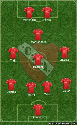 Independiente Formation 2013