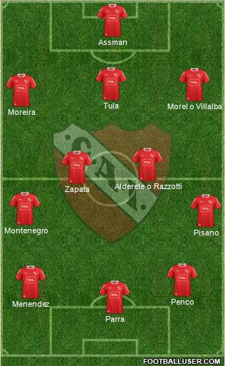 Independiente Formation 2013