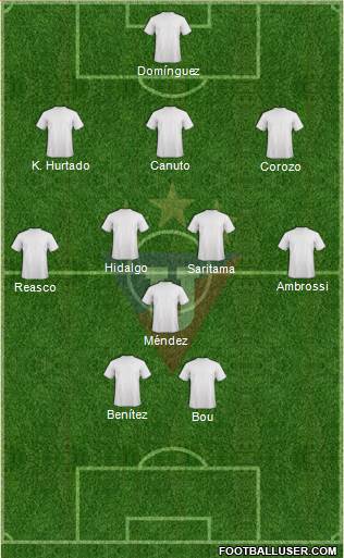 LDU de Quito Formation 2013