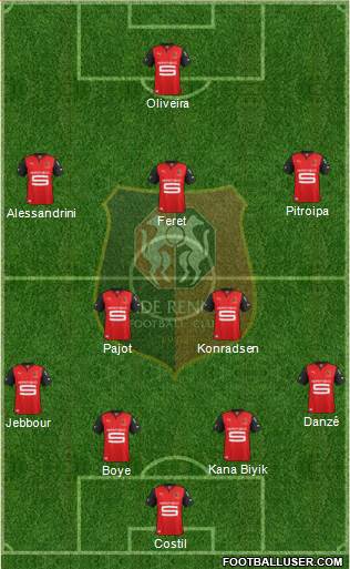Stade Rennais Football Club Formation 2013