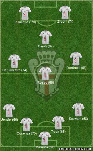 Pro Vercelli Formation 2013