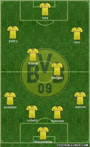 Borussia Dortmund Formation 2013