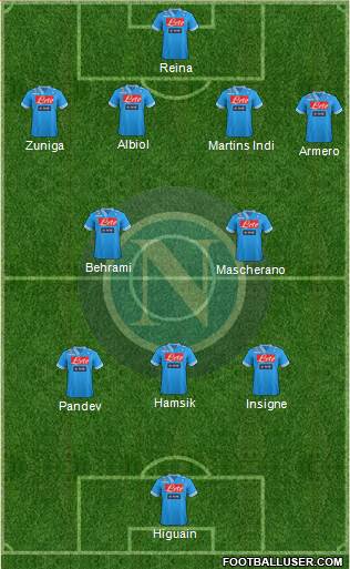Napoli Formation 2013