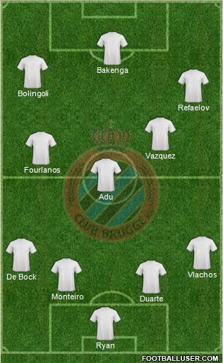 Club Brugge KV Formation 2013