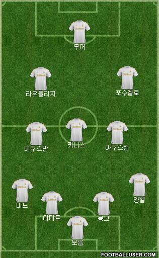 Swansea City Formation 2013