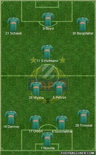 SK Rapid Wien Formation 2013