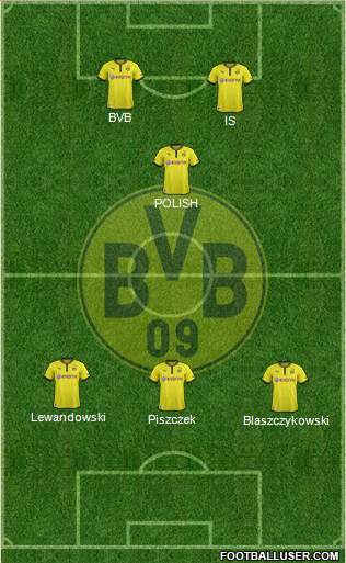 Borussia Dortmund Formation 2013