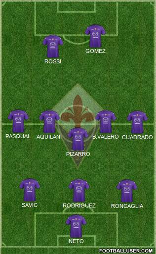 Fiorentina Formation 2013