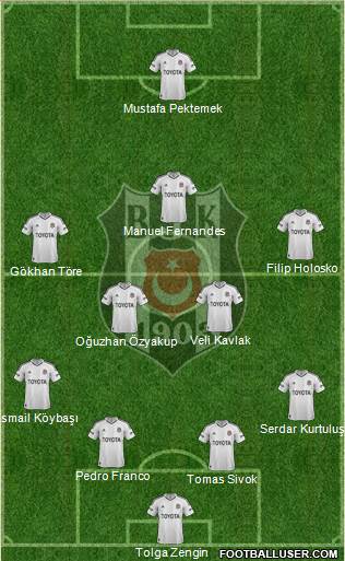 Besiktas JK Formation 2013