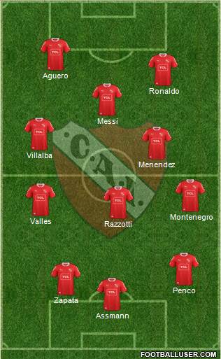 Independiente Formation 2013