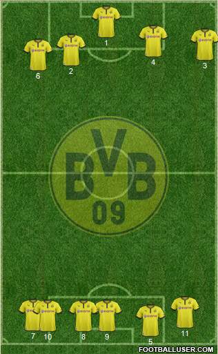Borussia Dortmund Formation 2013