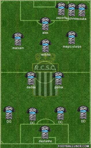 Sporting du Pays de Charleroi 4-2-3-1 football formation