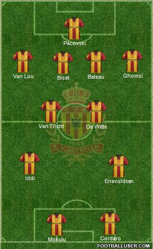 Yellow Red KV Mechelen Formation 2013