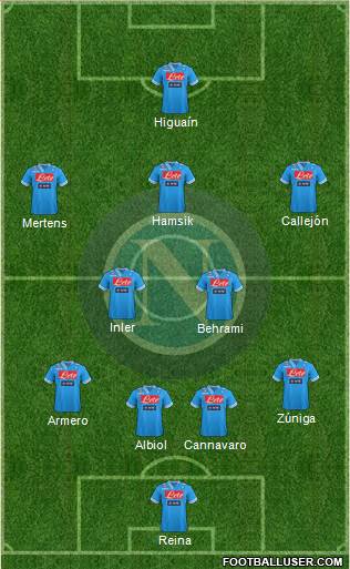 Napoli Formation 2013