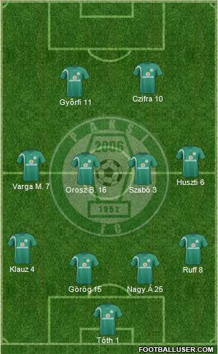 Paksi SE Formation 2013