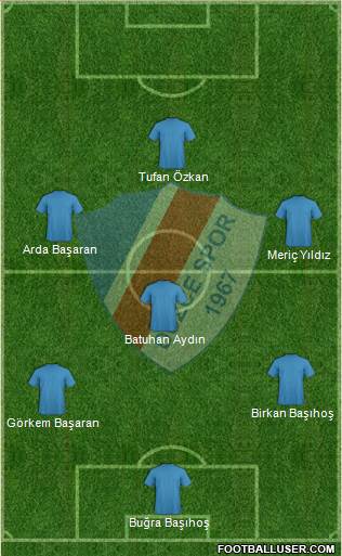 Düzcespor Formation 2013