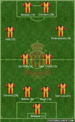 Yellow Red KV Mechelen Formation 2013