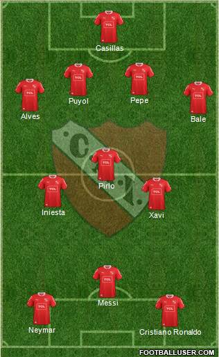 Independiente Formation 2013