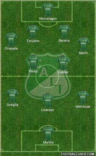 AC Deportivo Cali football formation