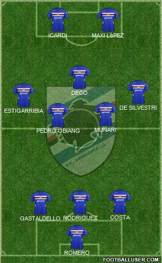 Sampdoria Formation 2013