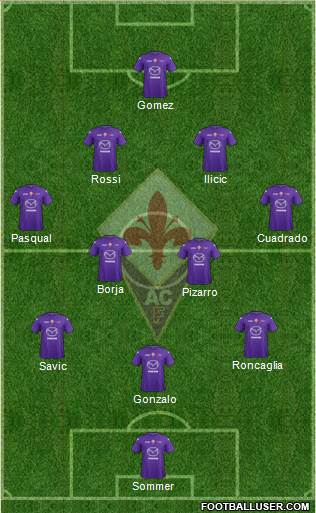Fiorentina Formation 2013
