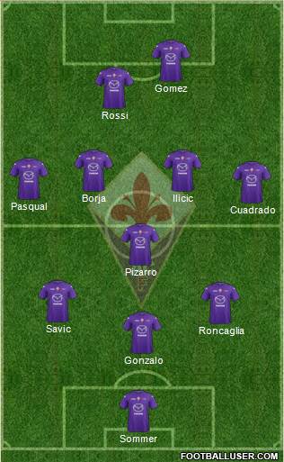 Fiorentina Formation 2013