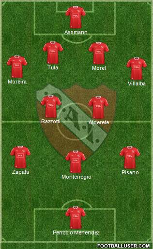 Independiente Formation 2013