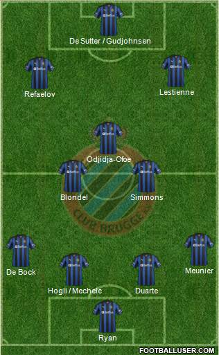 Club Brugge KV Formation 2013