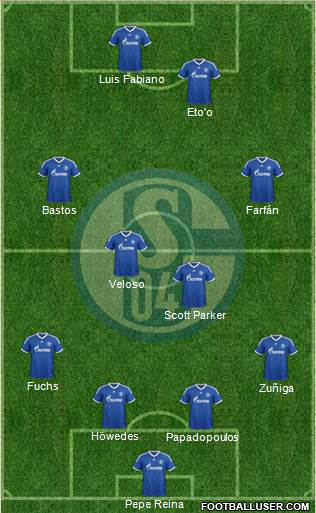 FC Schalke 04 Formation 2013