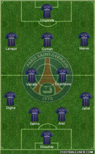 Paris Saint-Germain Formation 2013