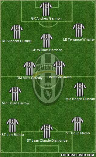 Juventus Formation 2013