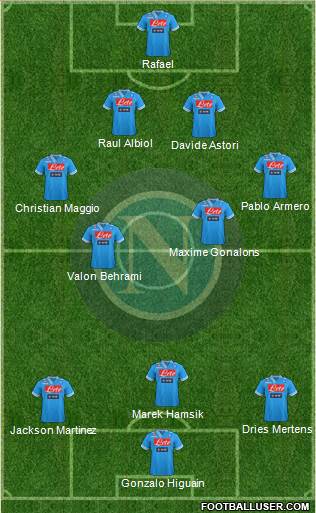 Napoli Formation 2013