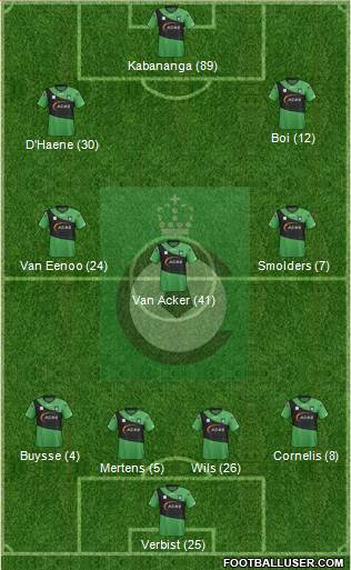 KSV Cercle Brugge Formation 2013