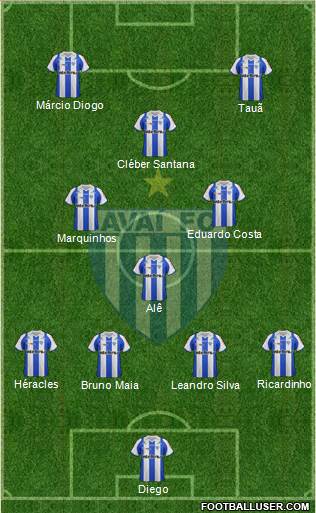 Avaí FC Formation 2013