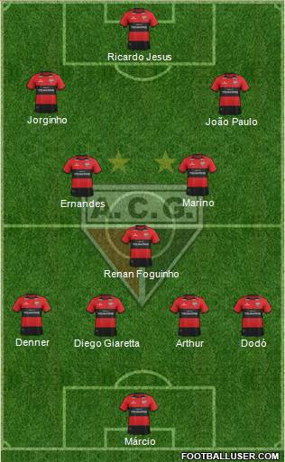 Atlético C Goianiense Formation 2013